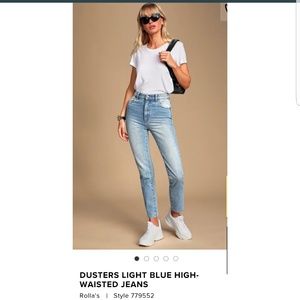 Dusters Light Blue High Waisted Jeans